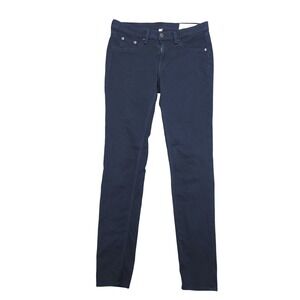 Rag‎ & Bone Leggings Women's 29 Sky Captain Blue Super Slim Skinny Fit Mid Rise